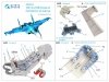 Quinta Studio QD48233 Su-27SM 3D-Printed & coloured Interior on decal paper (KittyHawk) 1/48